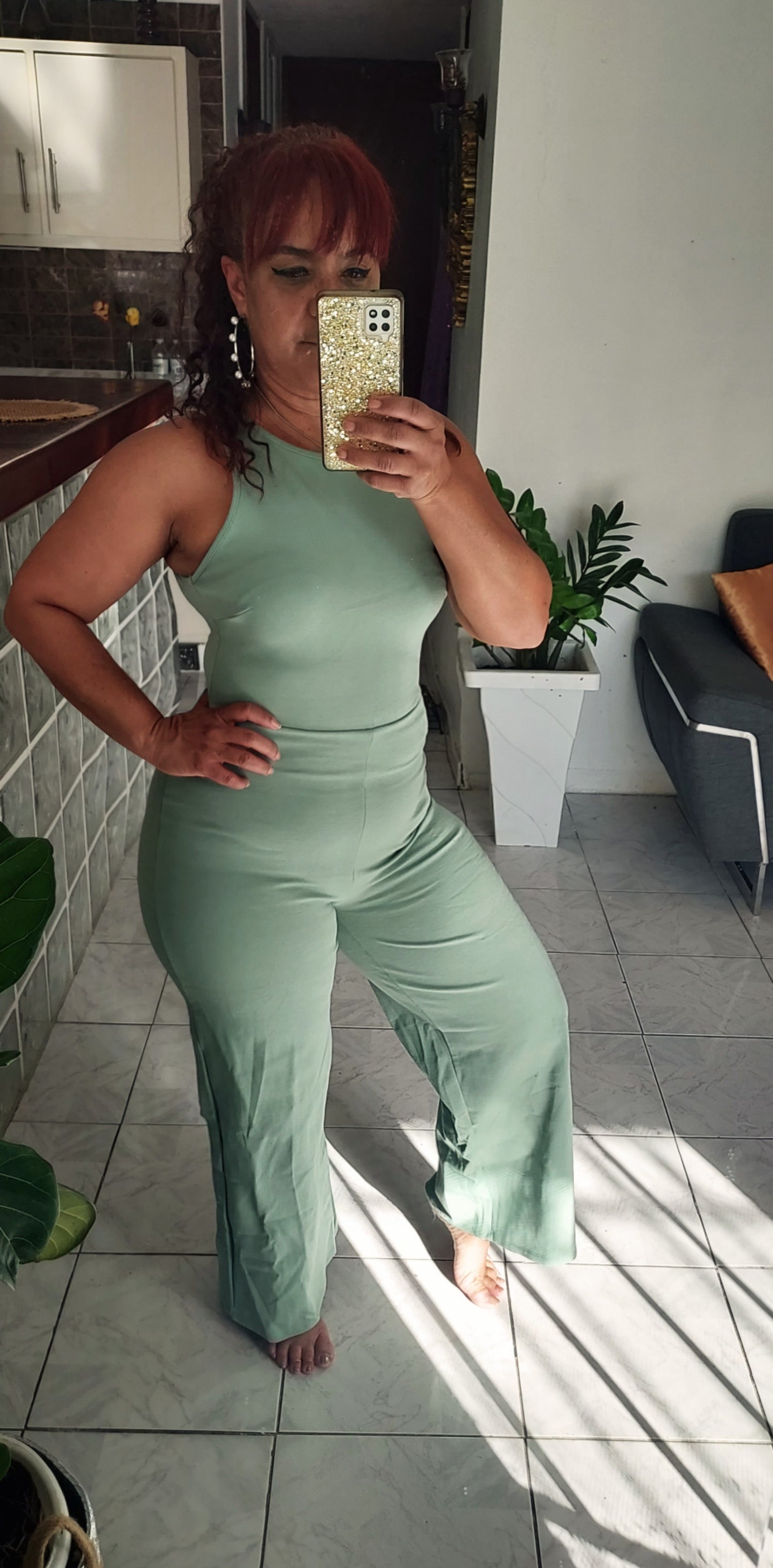 Mint jumpsuit