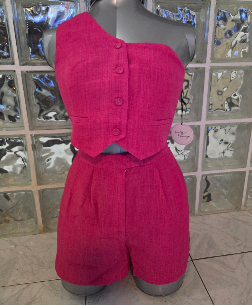 Pinky one shoulder set