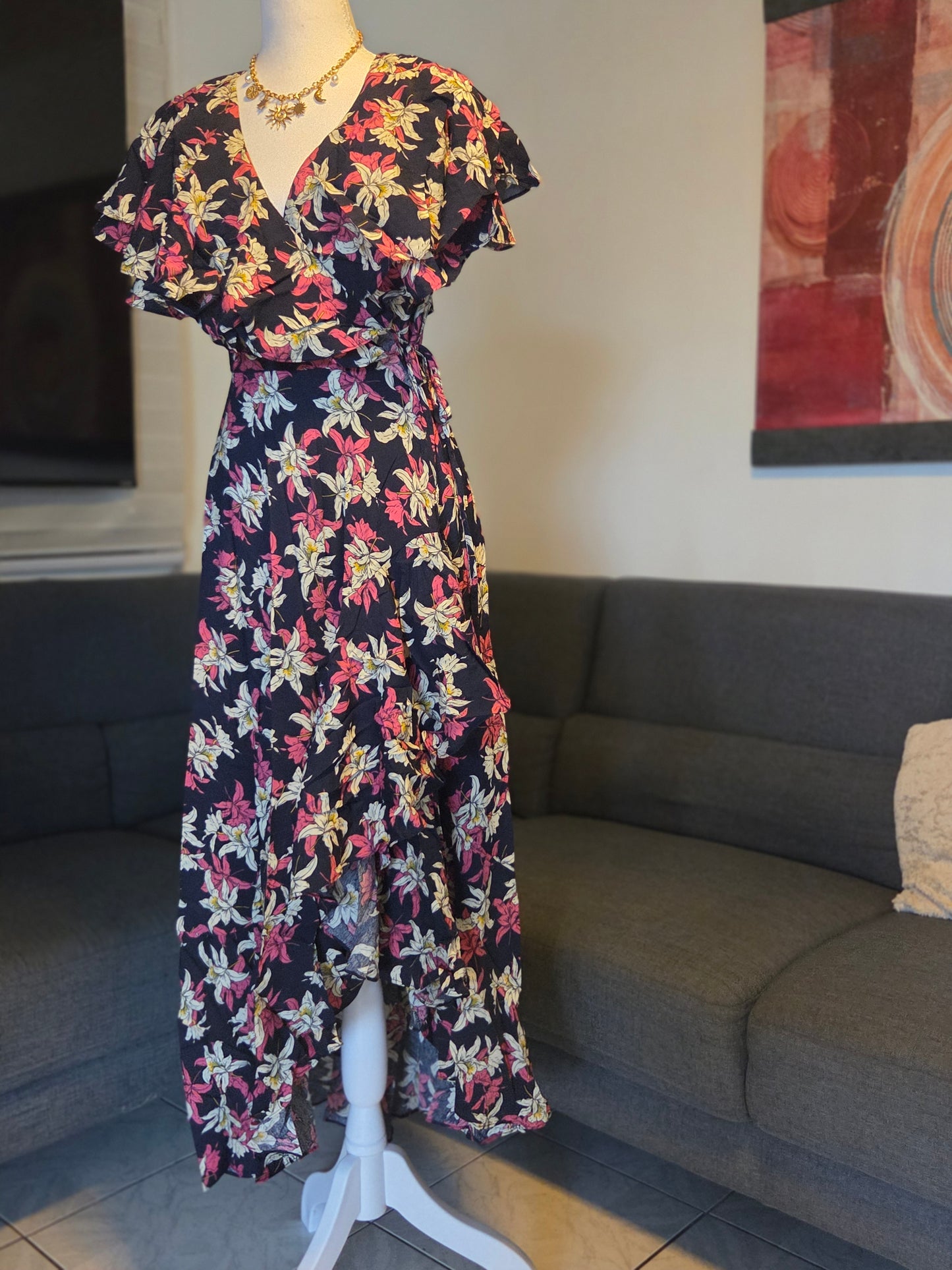 Flower maxi dress