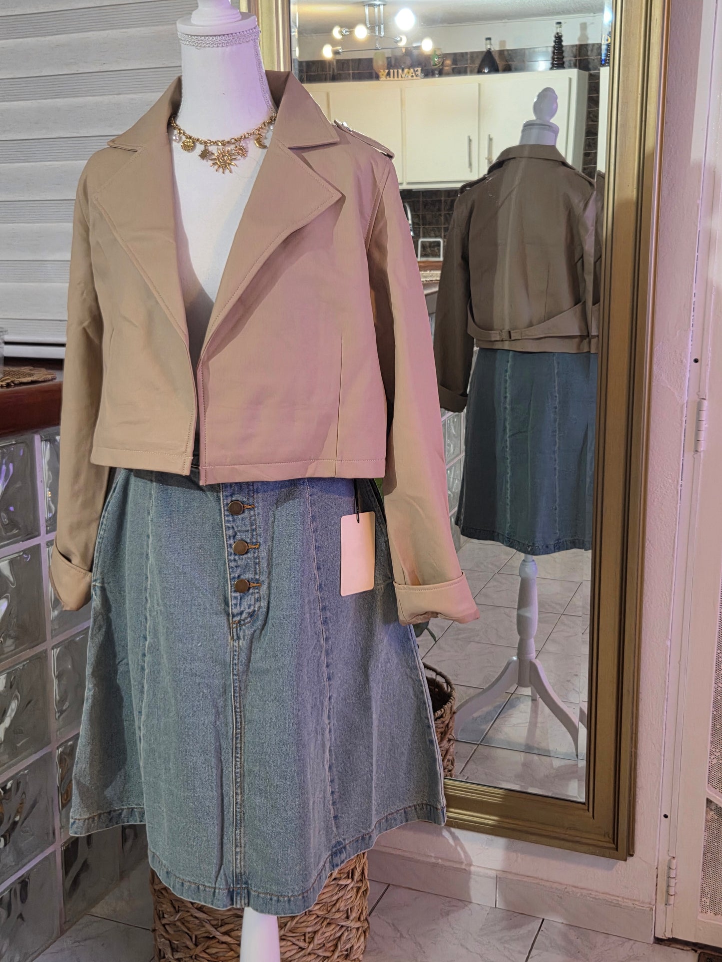 Chaqueta camel
