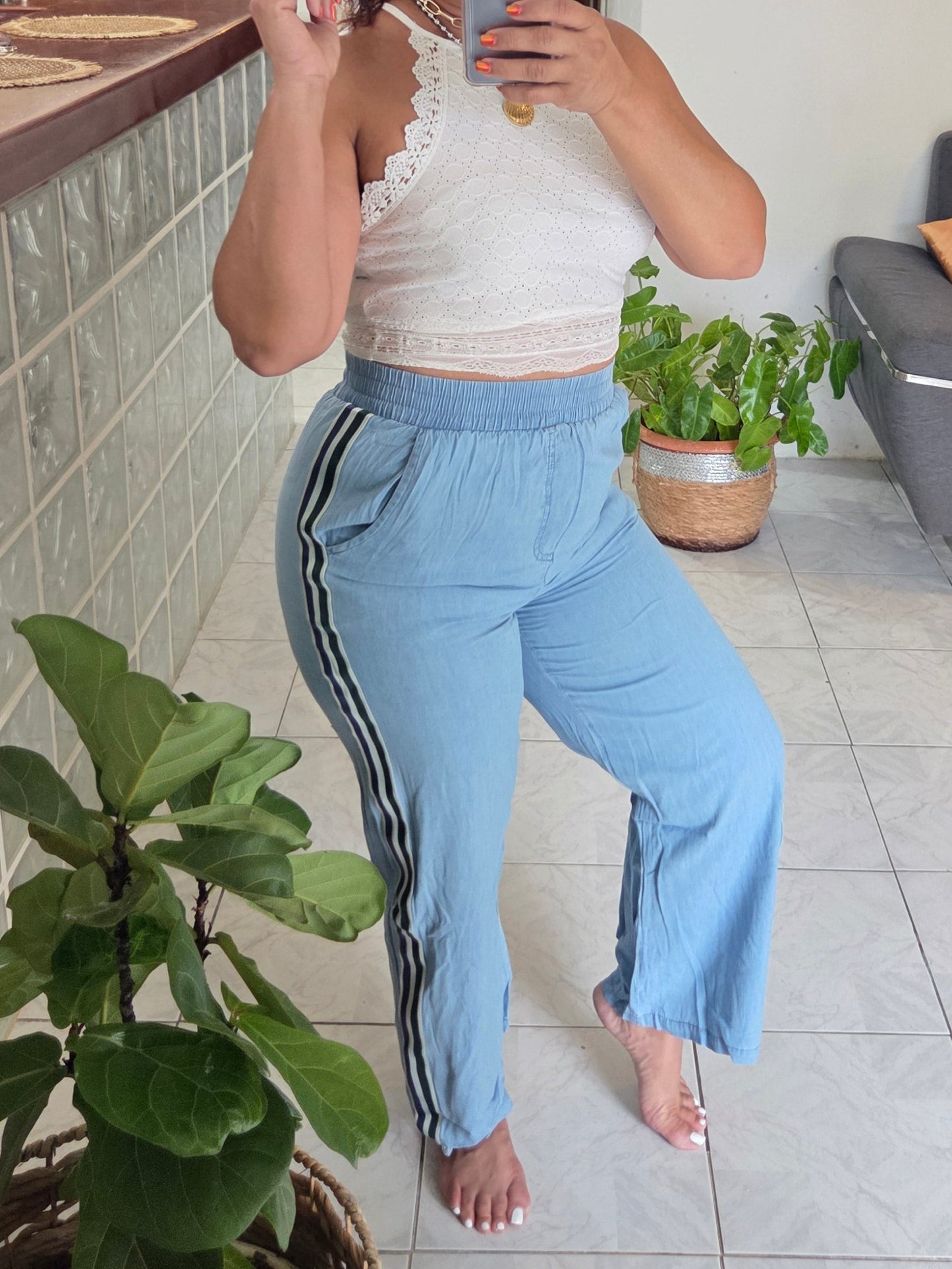 Pantalón mahón lijero