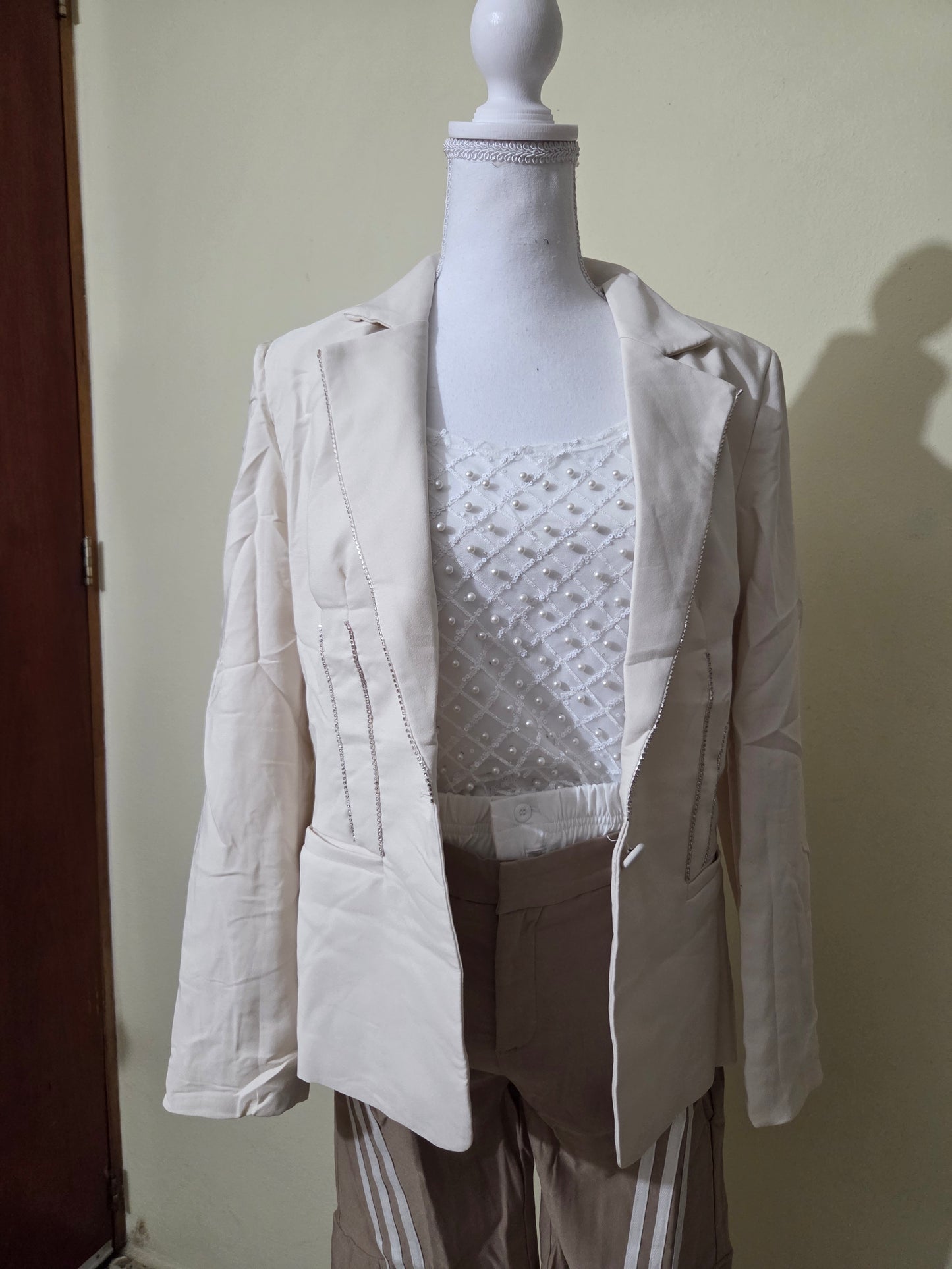 Blazer bone white