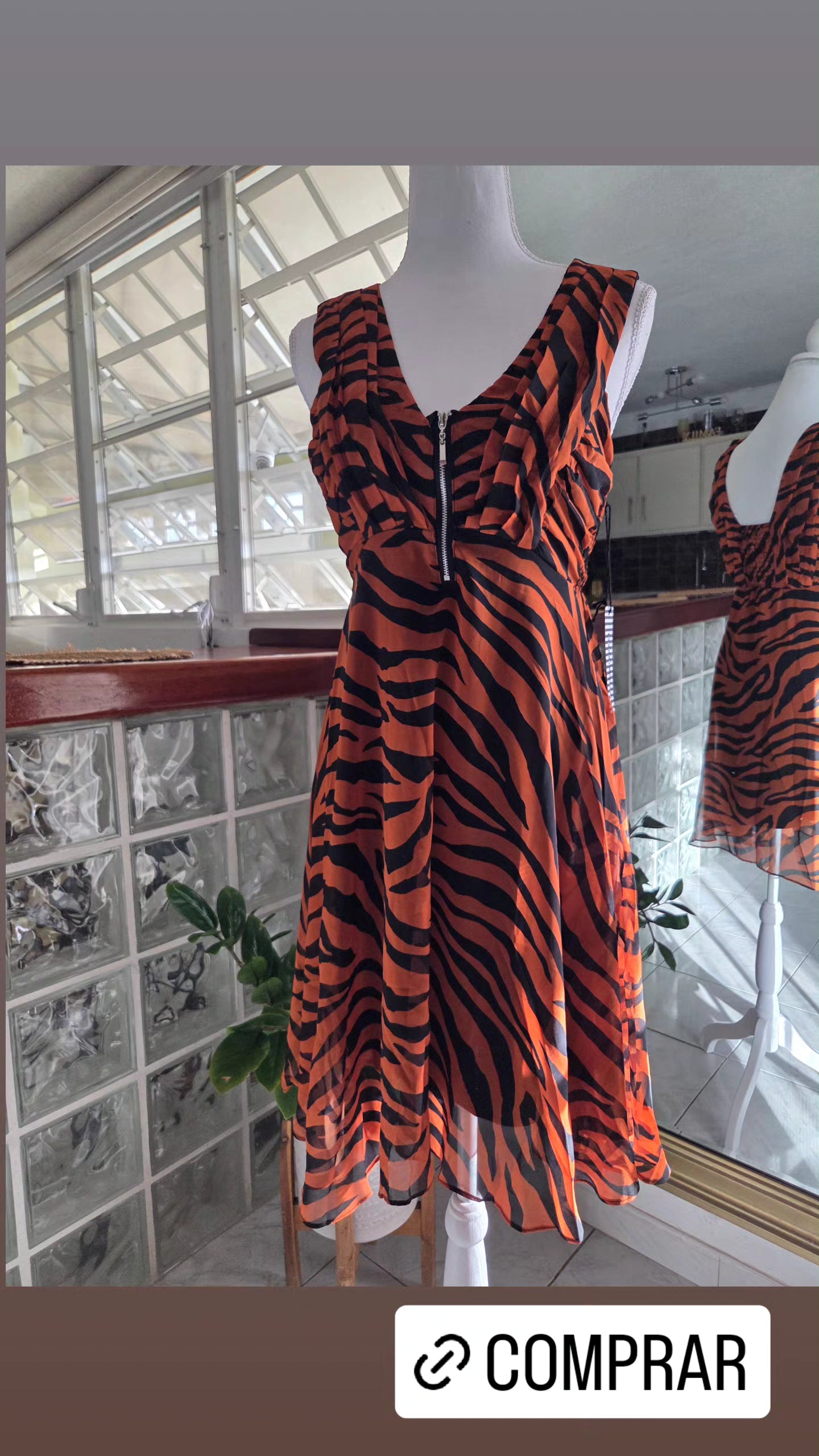 Animal Print Dress