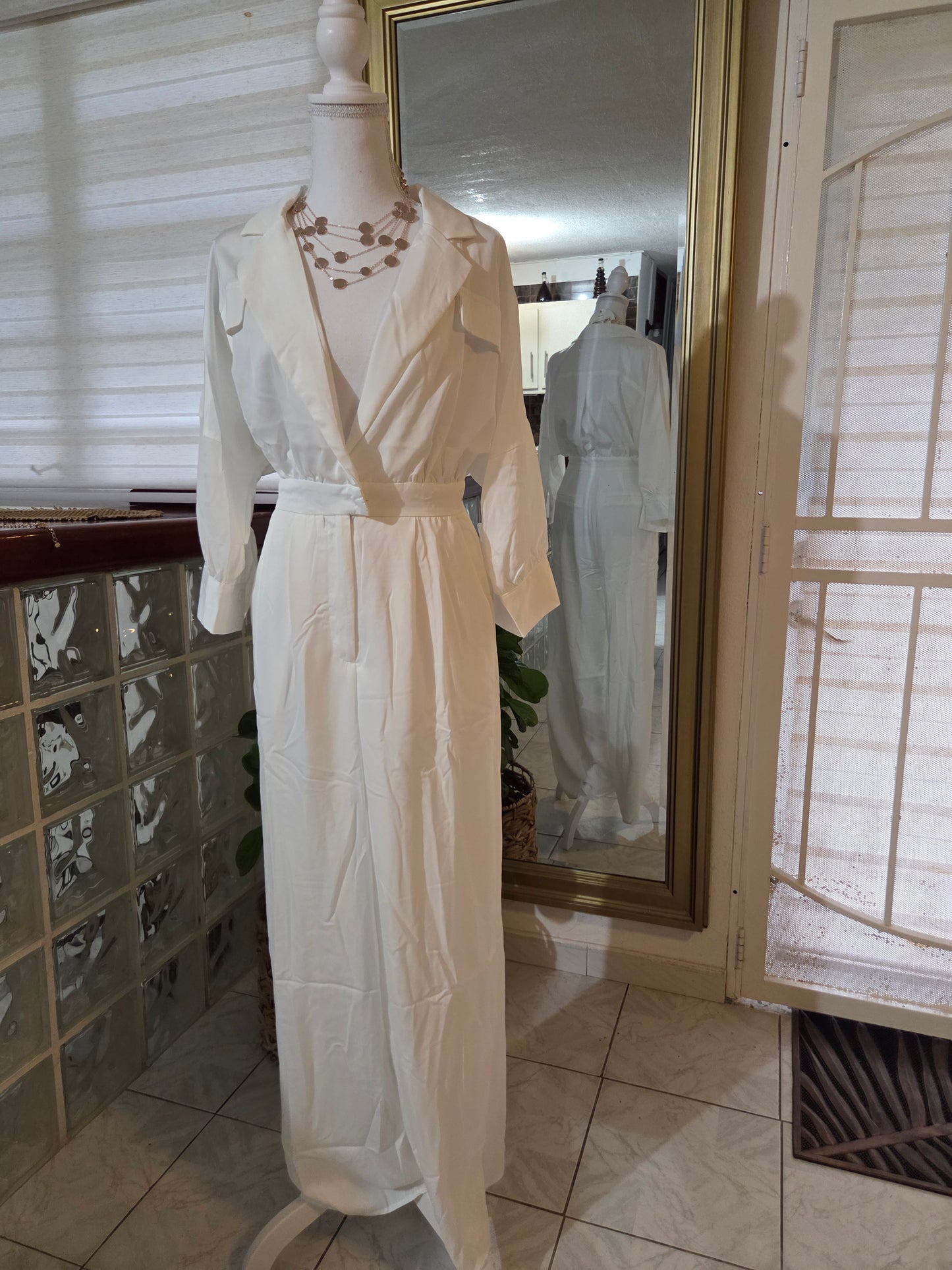 Satin jumpsuit