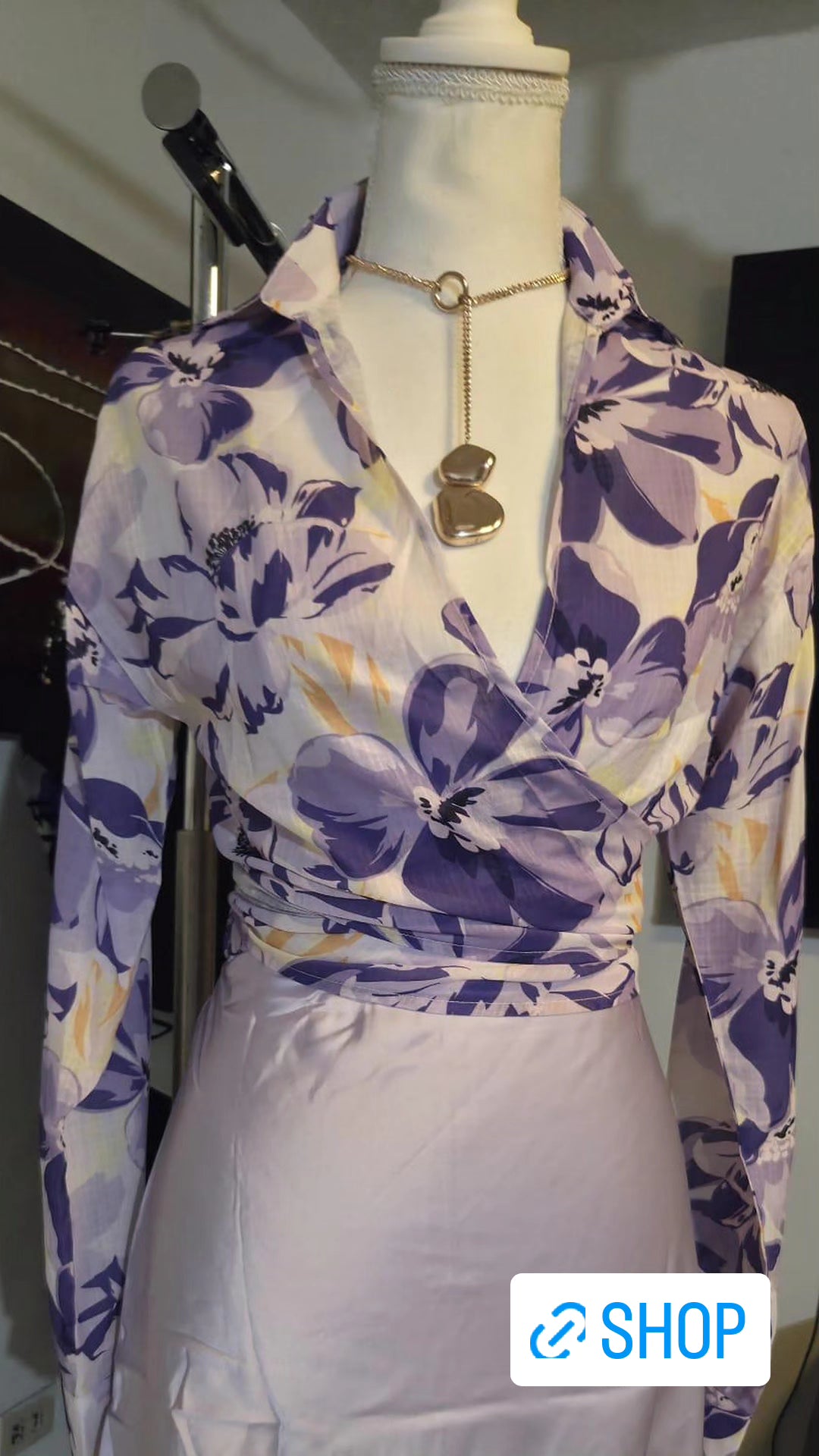 Wrap around shirt