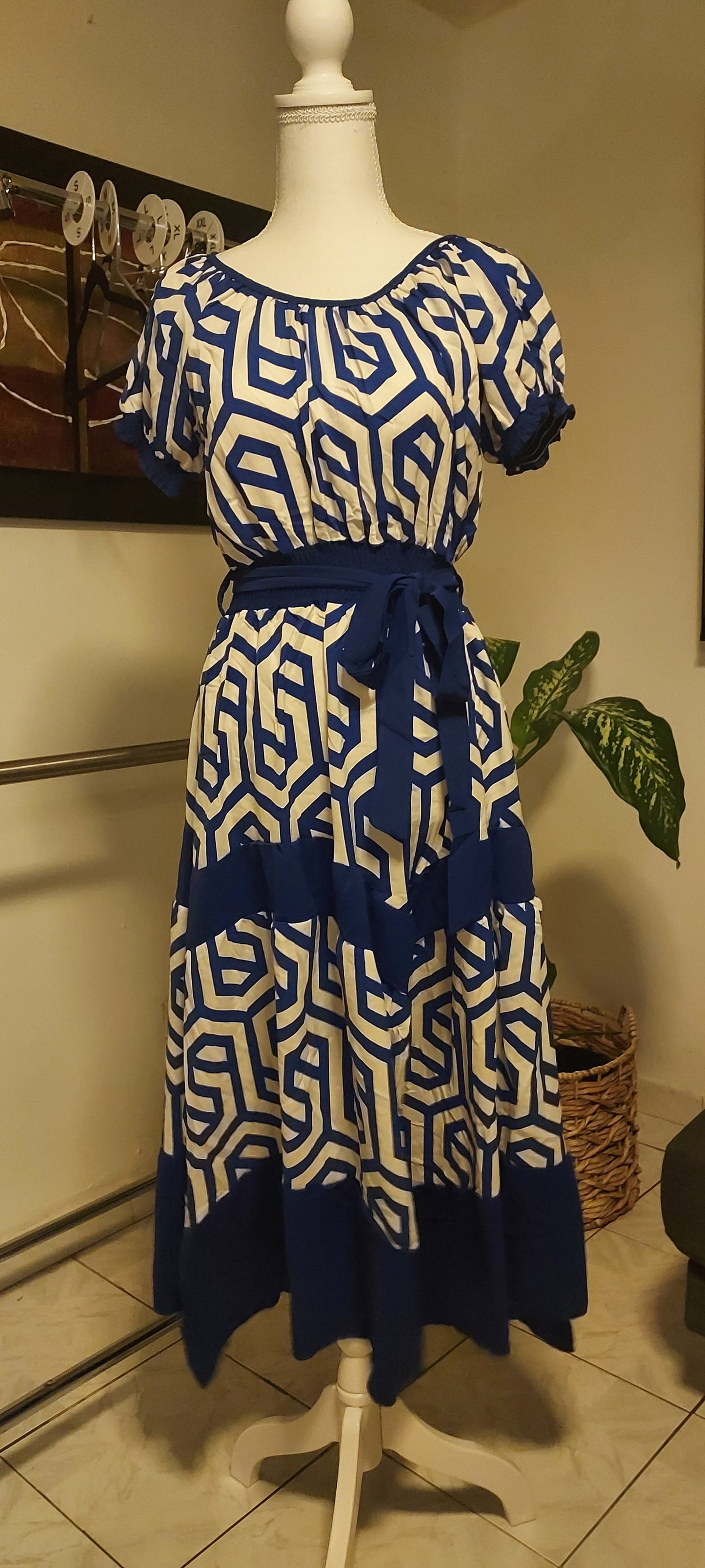 Royalty maxi dress
