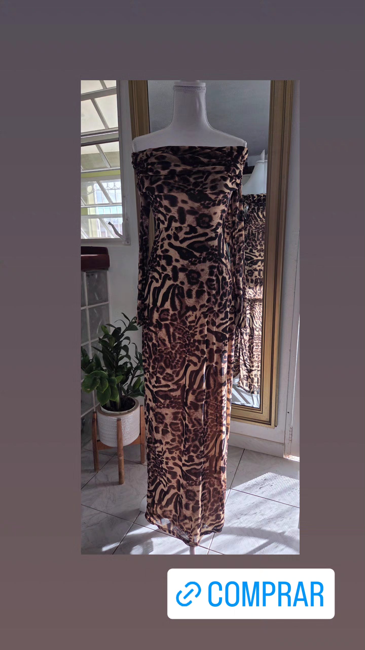 Animal Print Maxi dress