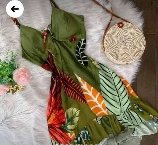 MINI LEAVES DRESS