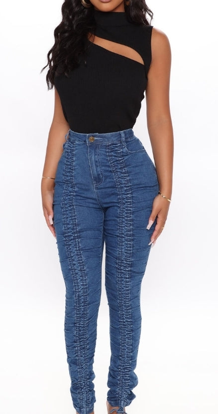 RUSHED DENIM