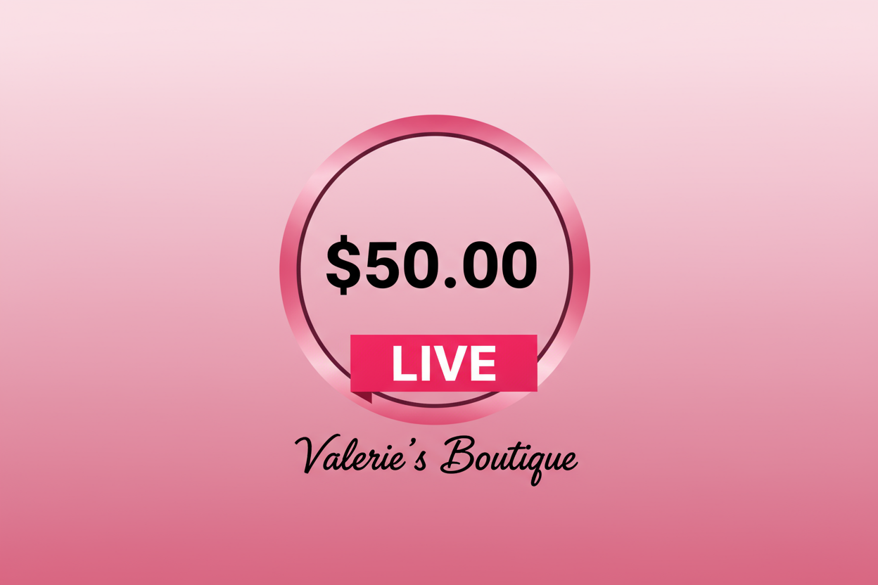 LIVE $50 Valerie's Boutique