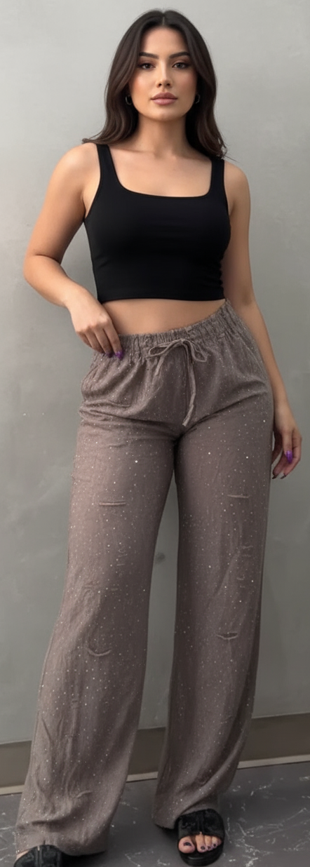 Rhinestone pant