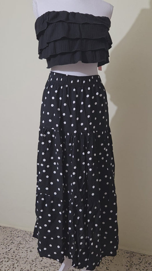 Maxi Polka dots Skirt