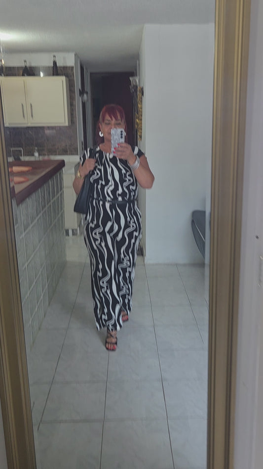 Black & White Jumpsuit