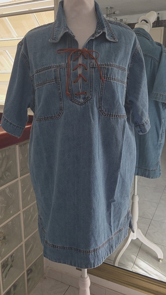 Denim dress