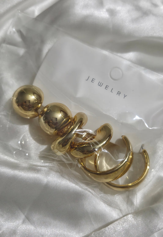 Set 3 pcs earings