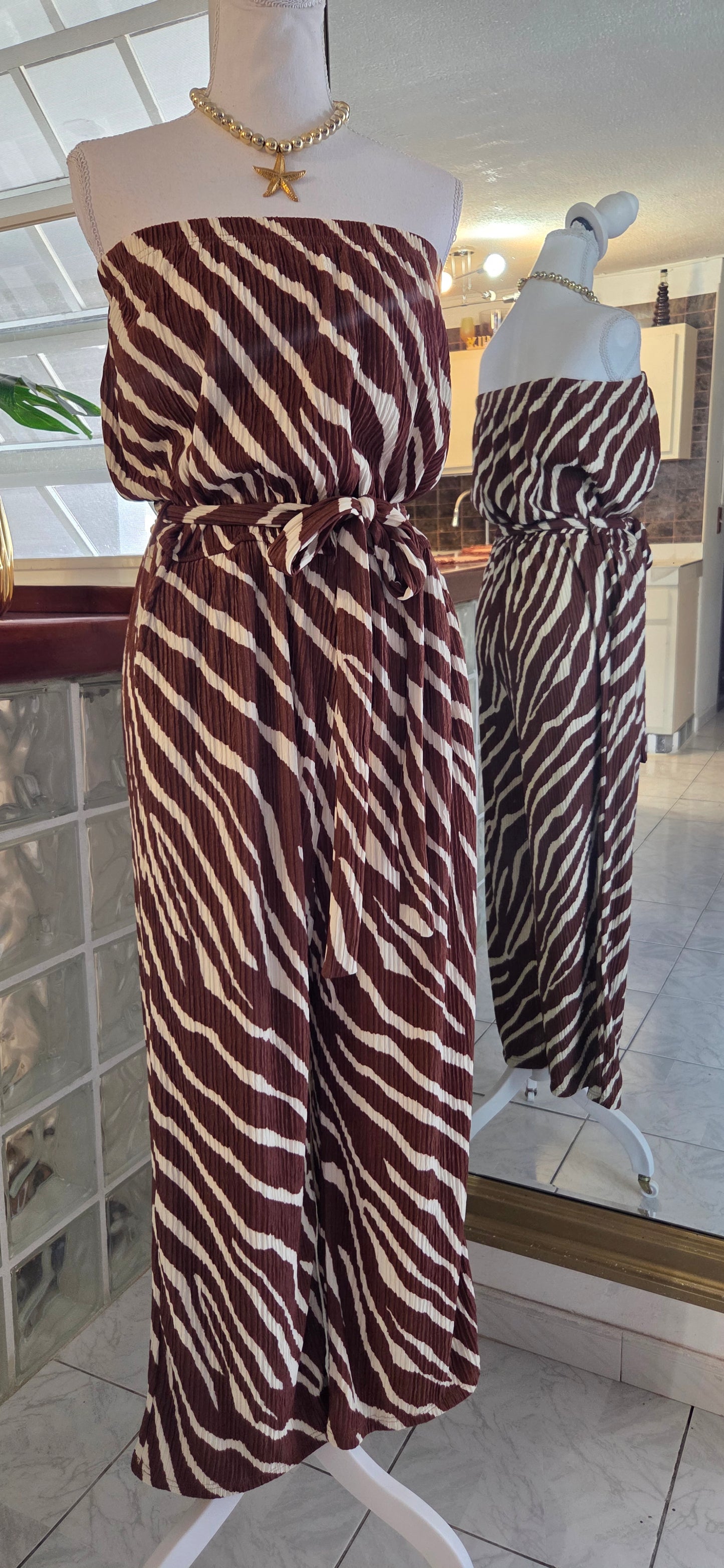 Zebra Jumpsuit