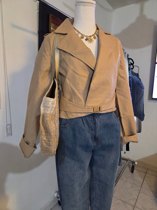 Chaqueta camel