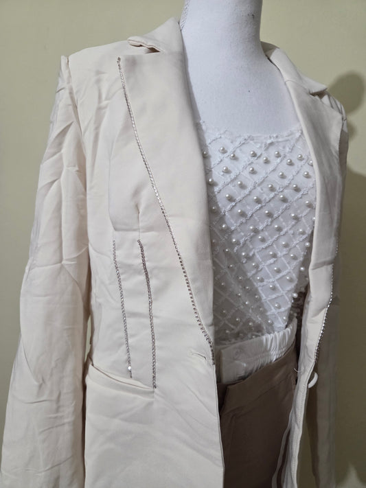 Blazer bone white