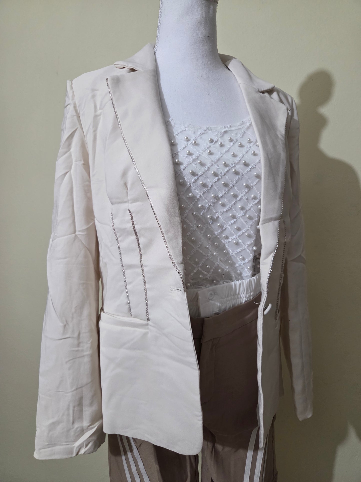Blazer bone white