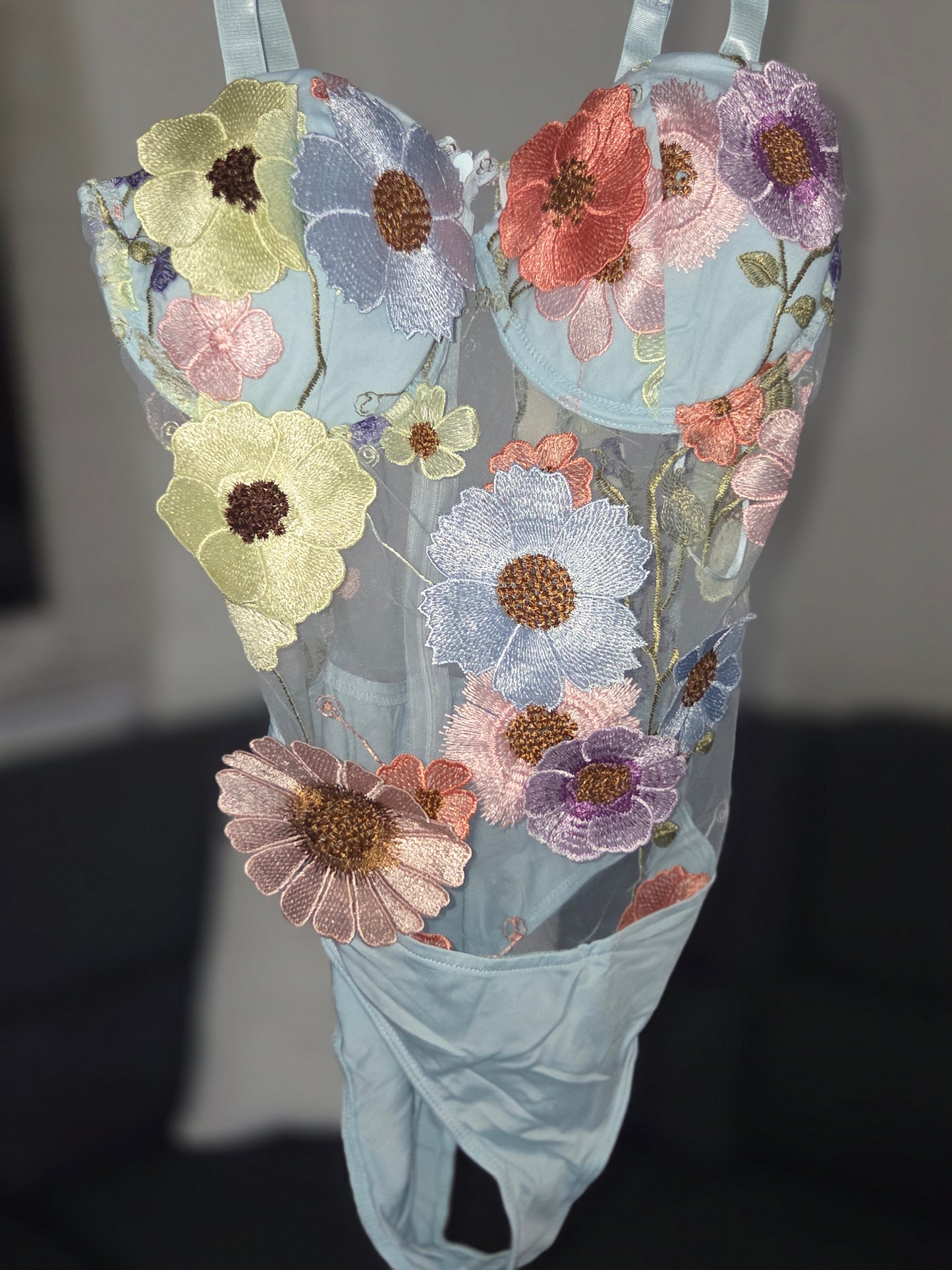 Flower bodysuit