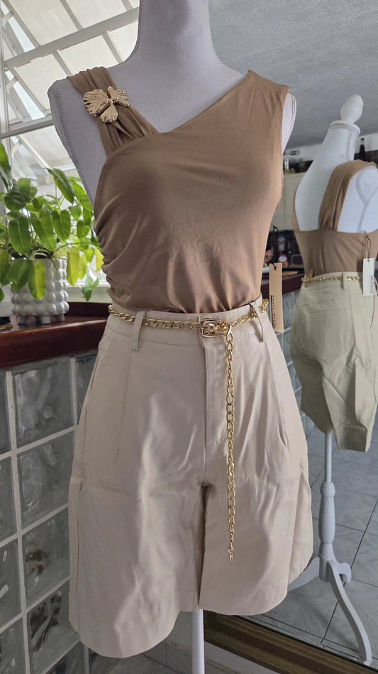 Leather short