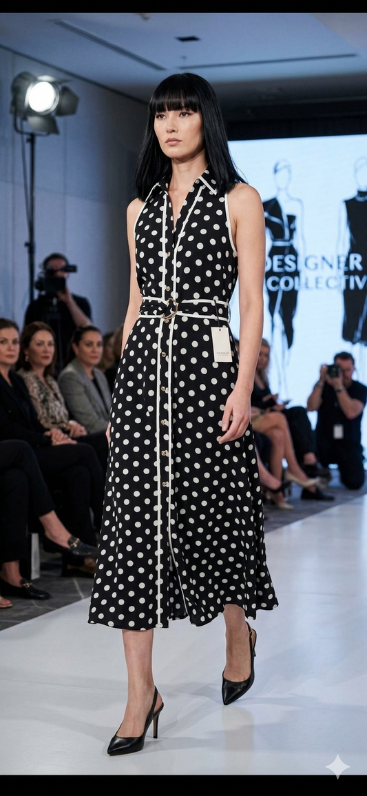 Polka Dots Maxi Dress