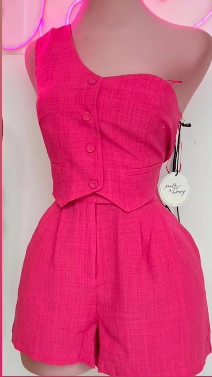 Pinky one shoulder set