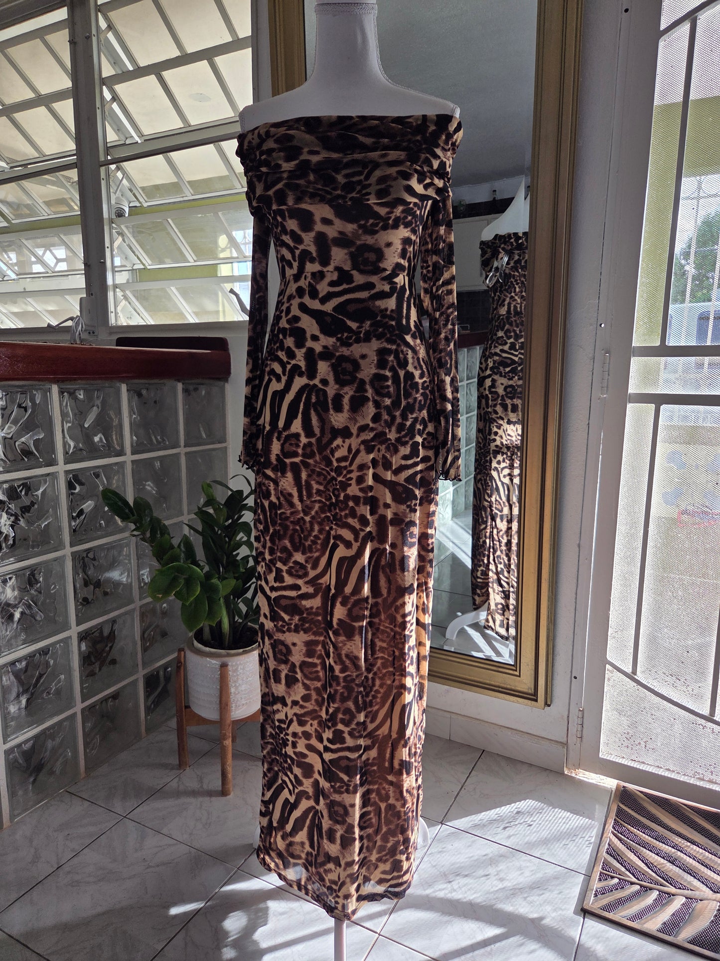 Animal Print Maxi dress