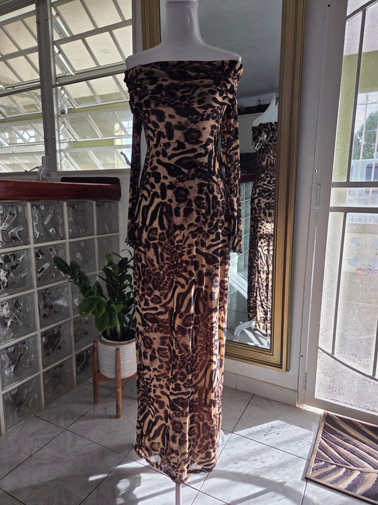 Animal Print Maxi dress