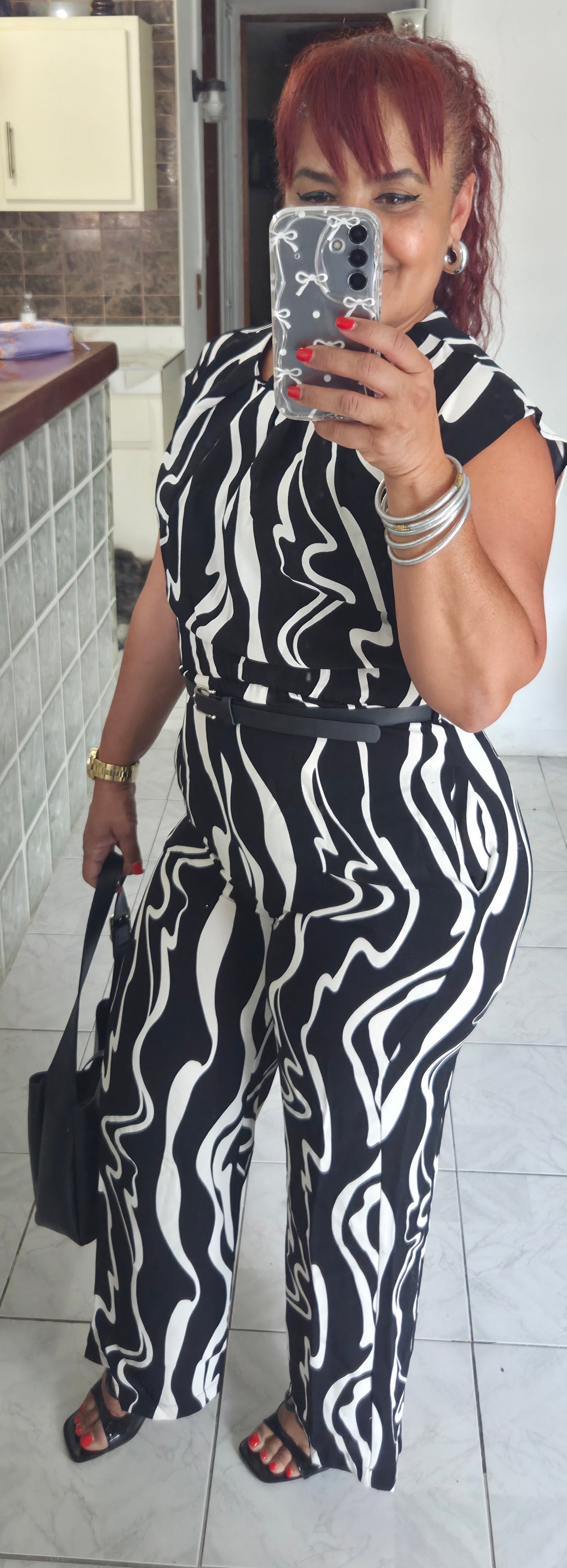Black & White Jumpsuit