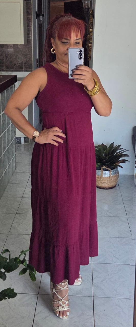 Violet maxi dress