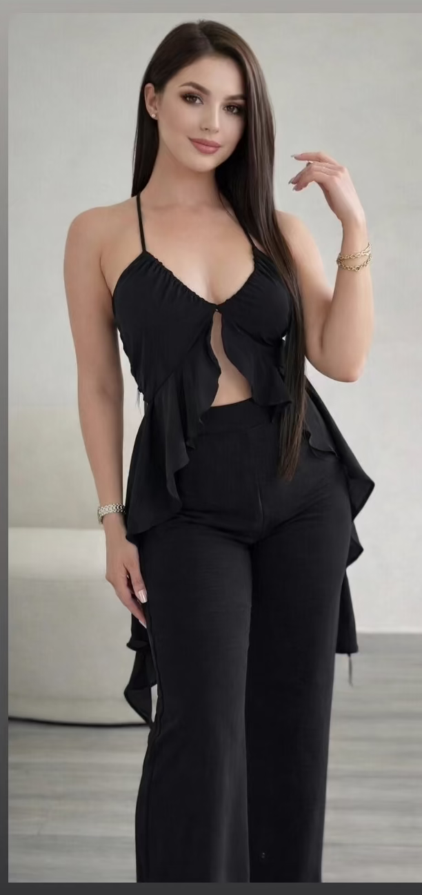 Ruffle top and pant