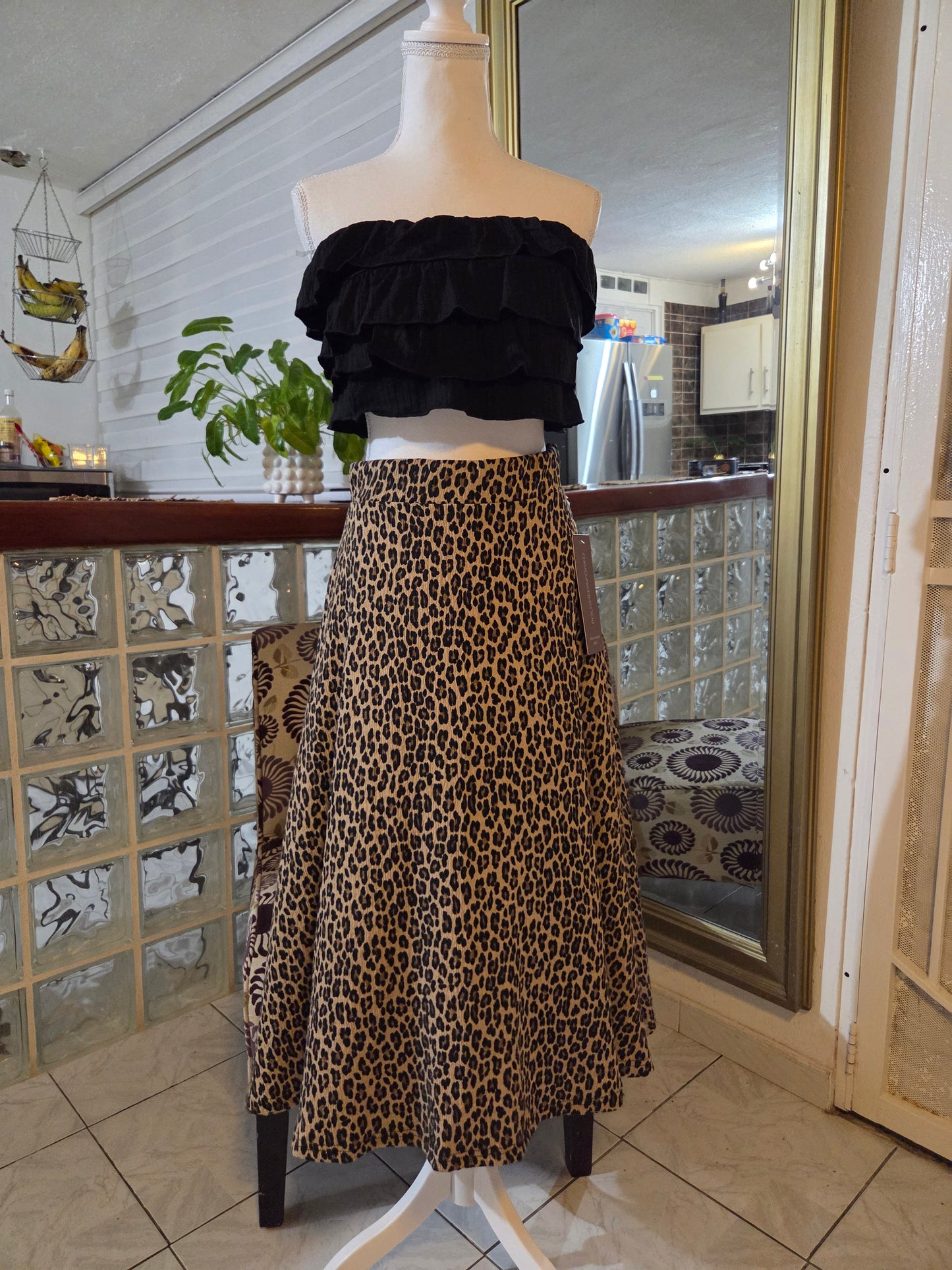Animal Print Skirt