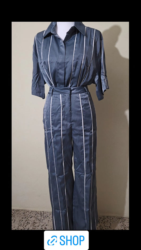 Sky Satin set
