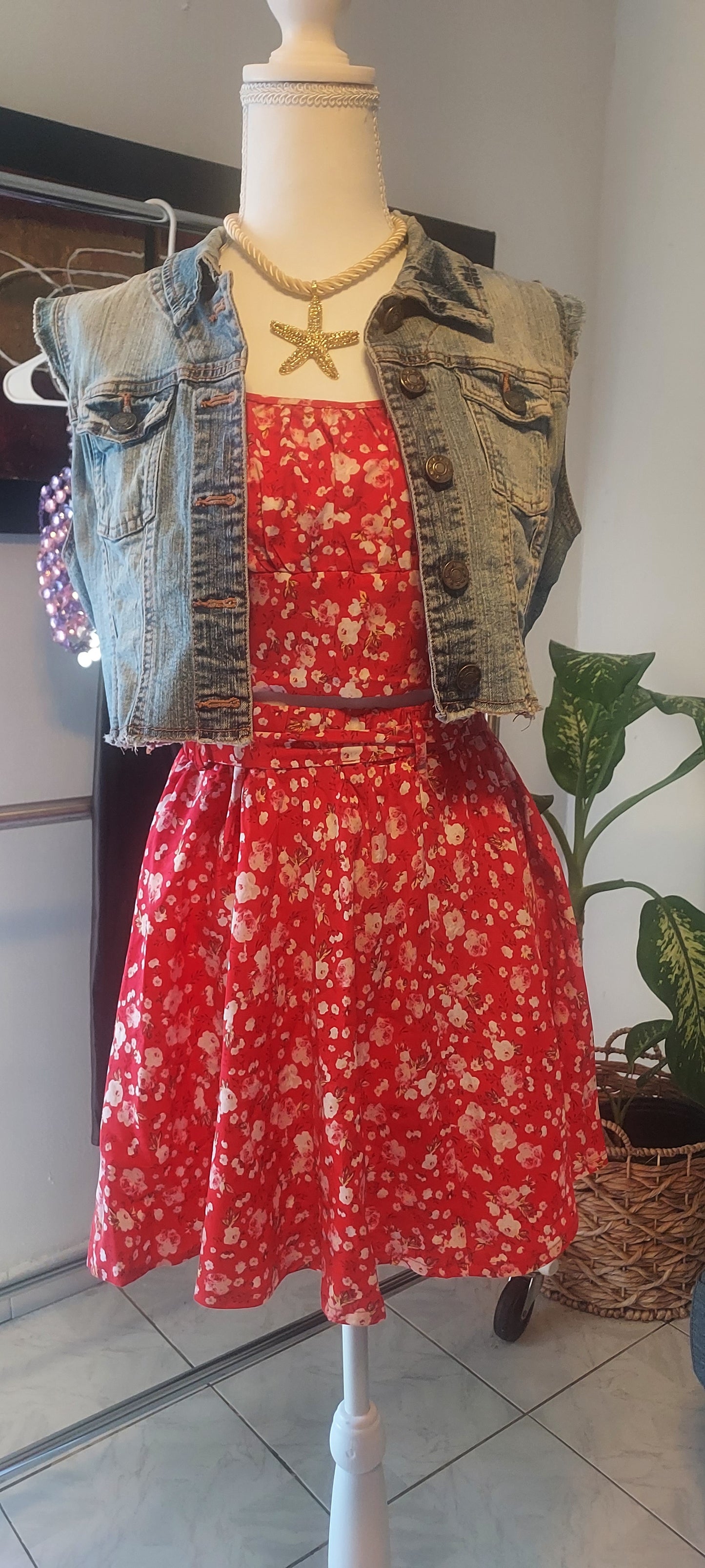 Mini skirt set