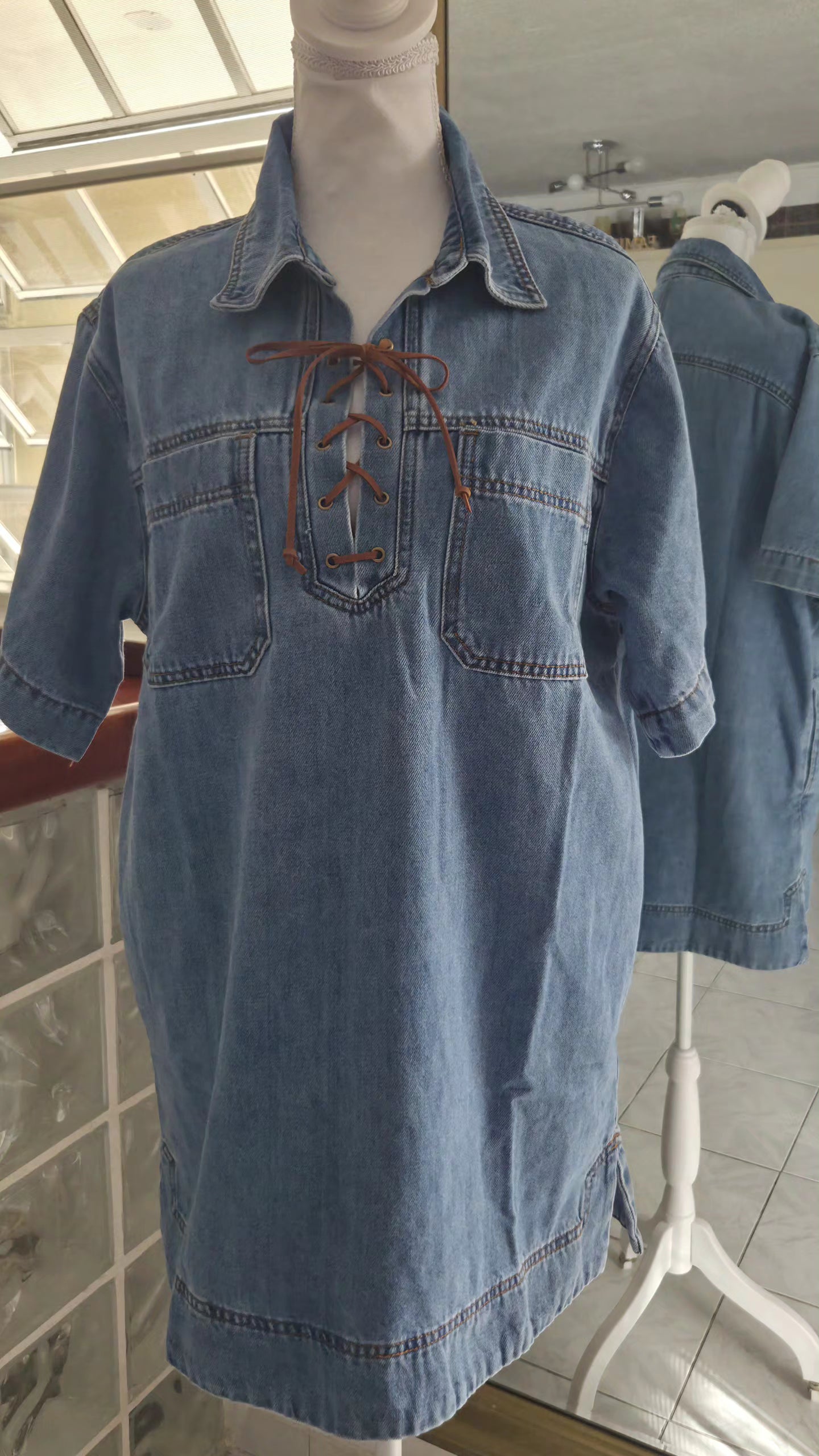 Denim dress