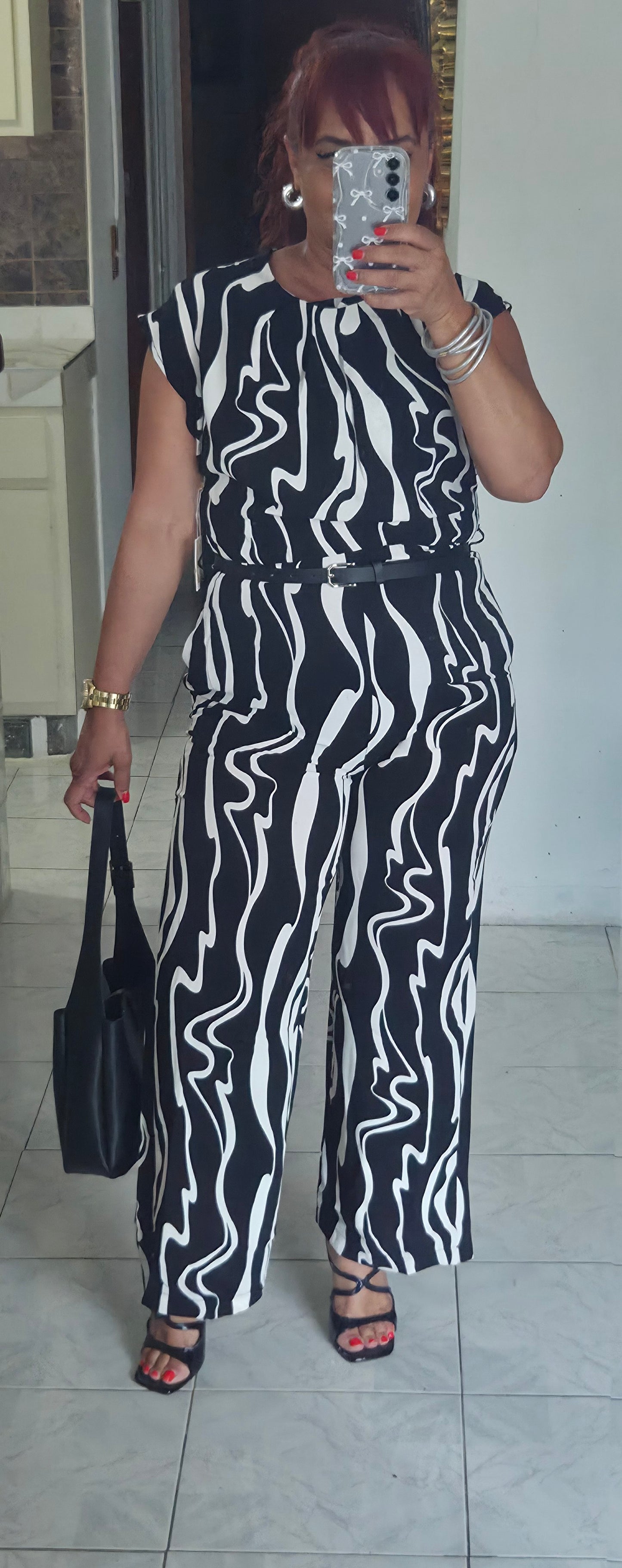 Black & White Jumpsuit