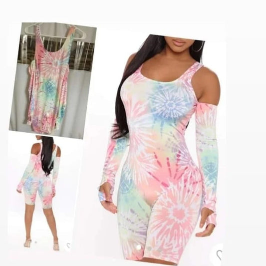 Romper tie dye