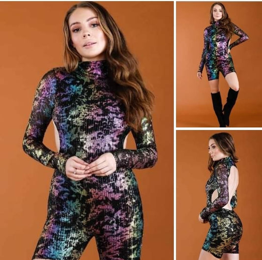 Sequin Romper